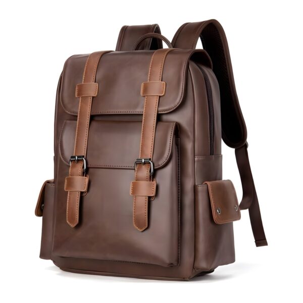Ανδρικό σακίδιο πλάτης Cardinal 12L από eco leather, καφέ