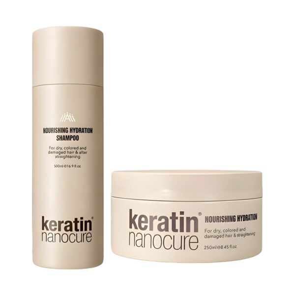Σετ περιποίησης μαλλιών Keratin Nanocure Nourishing Hydration (σαμπουάν 500 ml, μάσκα 250 ml)
