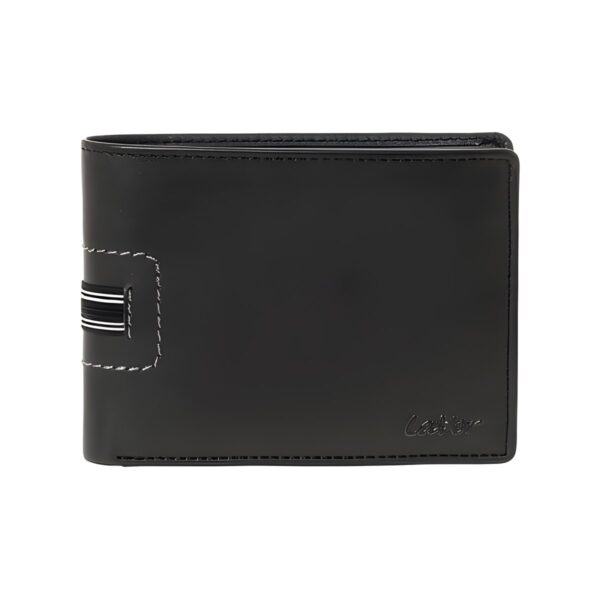 Δερμάτινο ανδρικό πορτοφόλι Lavor με προστασία RFID, μαύρο