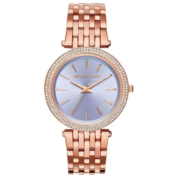 Γυναικείο ρολόι Michael Kors Darci με ροζ χρυσό μεταλλικό μπρασελέ, 39 mm