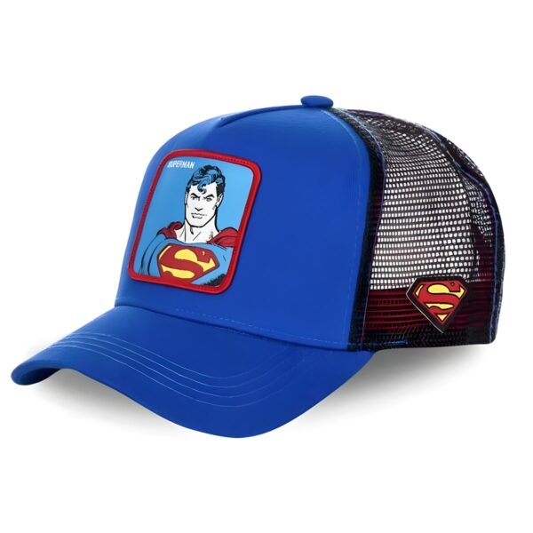Παιδικό υφασμάτινο καπέλο jockey Super Kids Caps Superman, μπλε