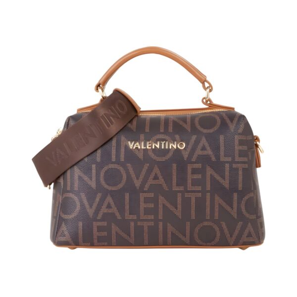 Γυναικεία τσάντα χειρός και ώμου Valentino Bags από οικολογικό δέρμα, καφέ