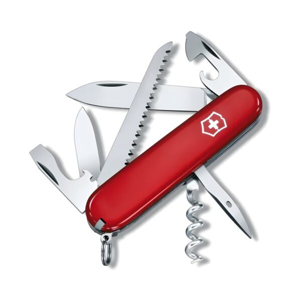 Ελβετικός σουγιάς Victorinox Camper 13 λειτουργιών, κόκκινος, 91 mm