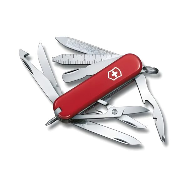 Ελβετικός σουγιάς Victorinox Mini Champ 58 mm με 18 λειτουργίες, κόκκινος