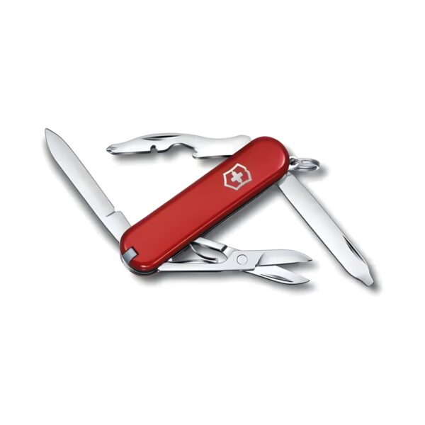 Ελβετικός σουγιάς Victorinox Rambler 58 mm με 10 λειτουργίες, κόκκινος