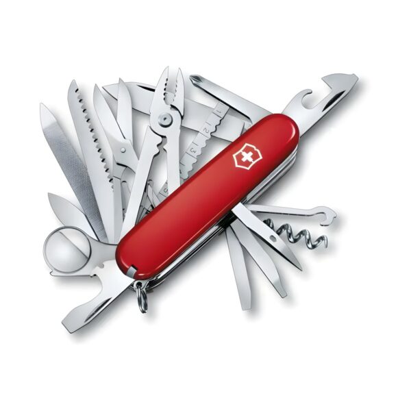 Ελβετικός σουγιάς Victorinox Swiss Champ 91 mm με 33 λειτουργίες, κόκκινος