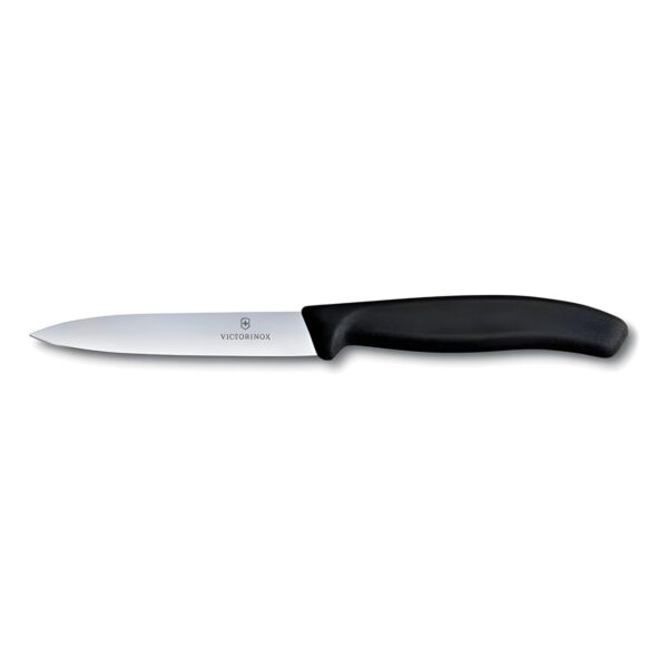 Σετ 6 τεμαχίων μυτερά μαχαίρια κουζίνας Victorinox Swiss Classic από ανοξείδωτο ατσάλι, 10 εκ., μαύρα