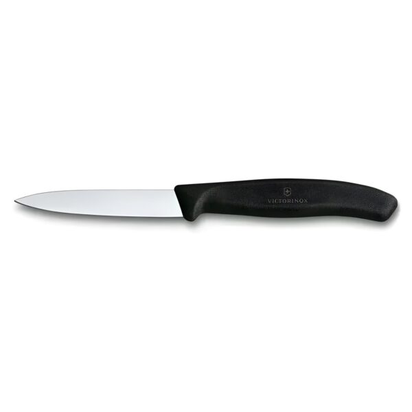 Μυτερό μαχαίρι κουζίνας Victorinox Swiss Classic από ανοξείδωτο ατσάλι, 8 εκ., μαύρο